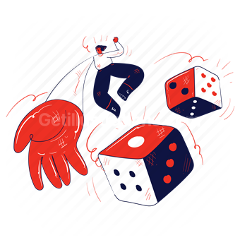 activity, gambling, gamble, dice, luck, random